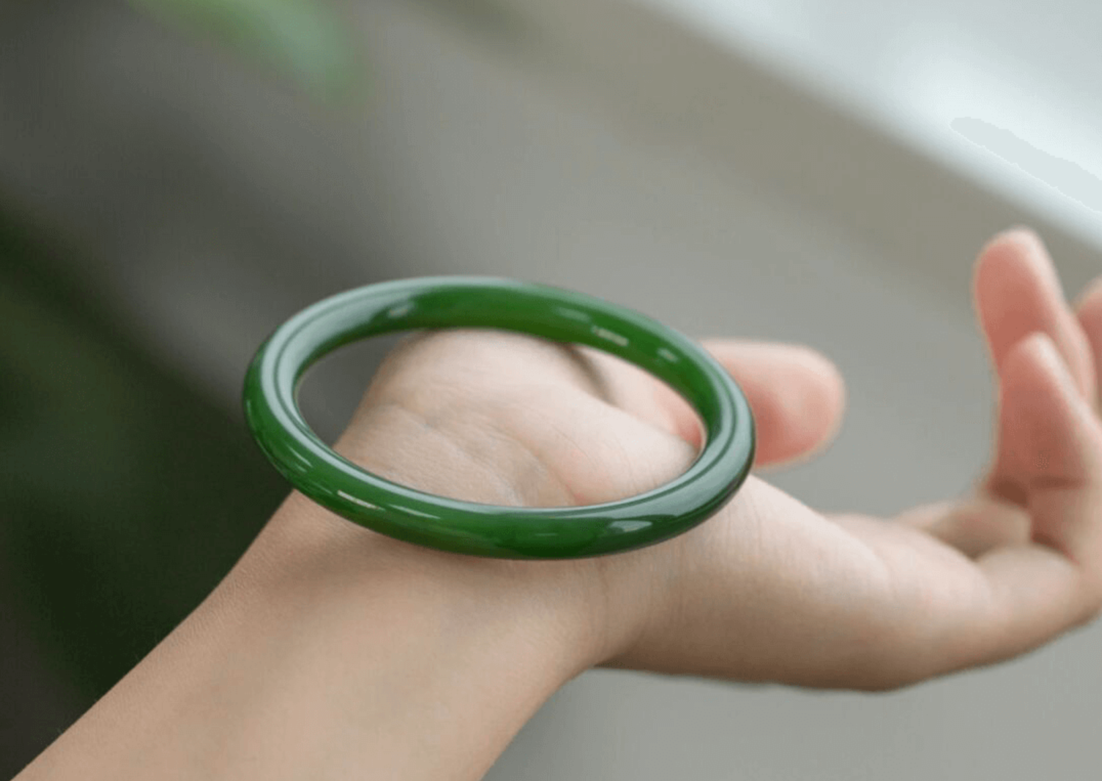 Jade offers bangle bracelet