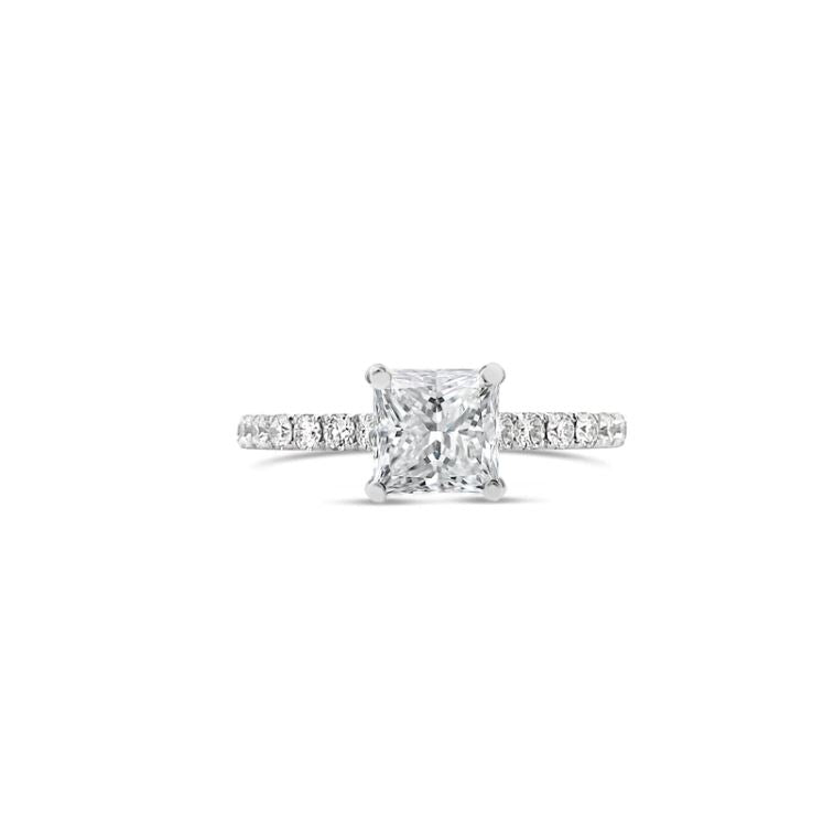 Princess cut lab grown diamond sale