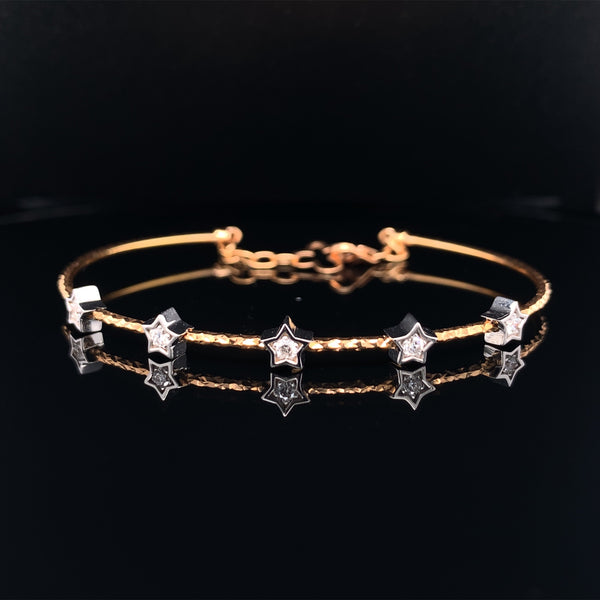 five diamond star bracelet