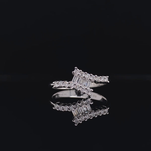 Baguette diamond dress ring video