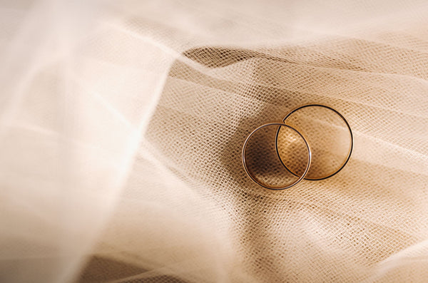 Just Gold Jewellery - Close up of two wedding rings