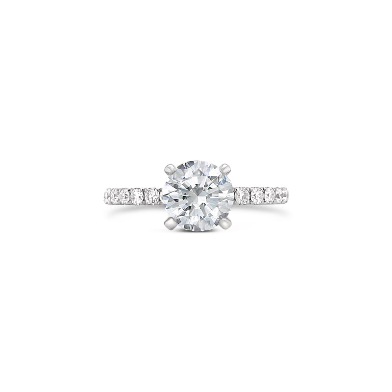 Classic Four Prong Lab Grown Diamond Engagement Ring