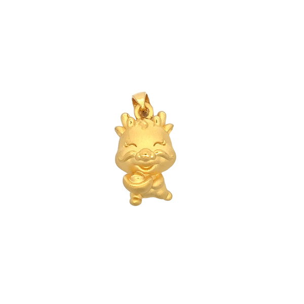 Charming Gold Ox Pendant