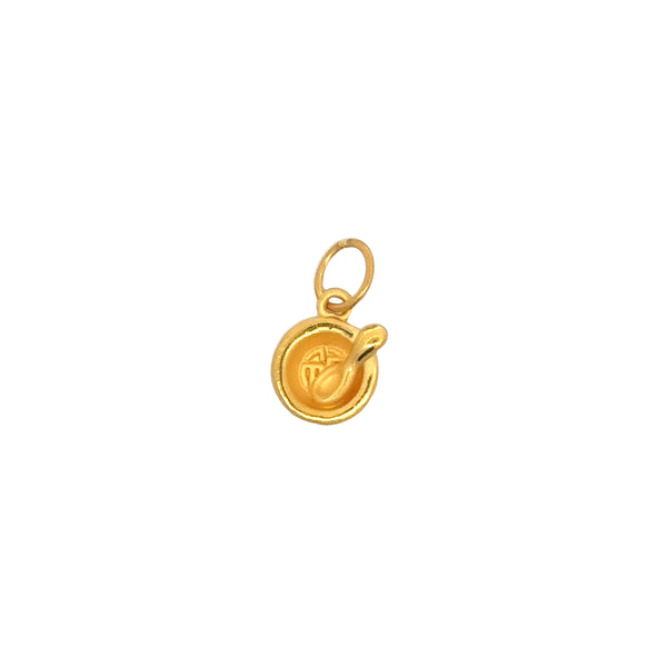 The Golden Bowl pendant