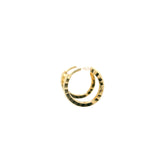 18K Yellow Gold Everyday Sparkling Hoop Earrings