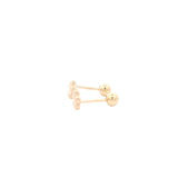 Elegant Gold Cluster Earrings