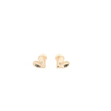 Elegant Gold Heart Earrings