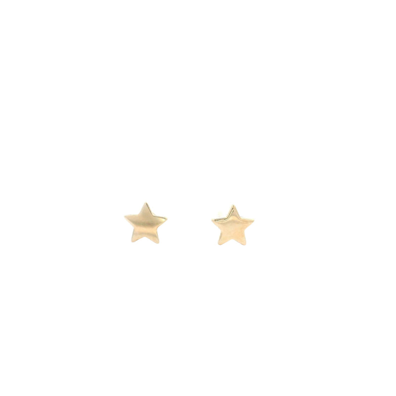 Golden Star Stud Earrings