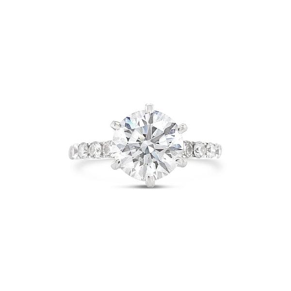 Our Classic Six Prong Lab Grown Diamond Engagement Ring Setting