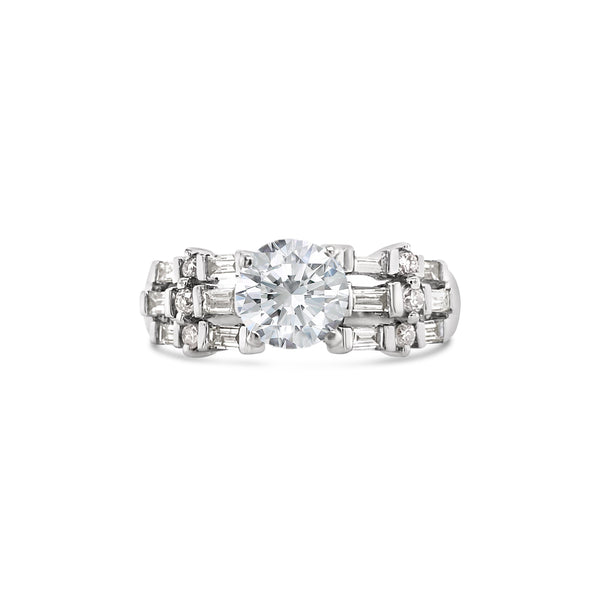 Parallel Baguettes Lab Grown Diamond Ring