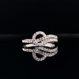 diamond knot ring