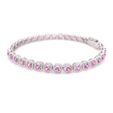 Pink Sapphire Bracelet