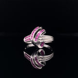 ruby knot ring