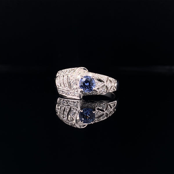 blue sapphire magnificent ring