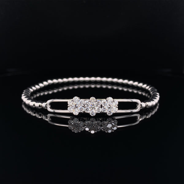 diamond snowflake bracelet