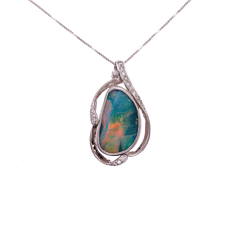 opal embrace pendant