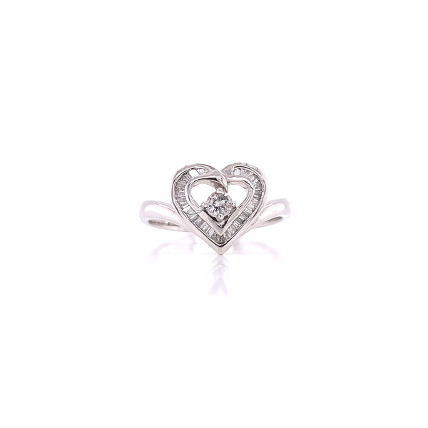 diamond hearts ring