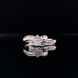 five petal diamond dress ring