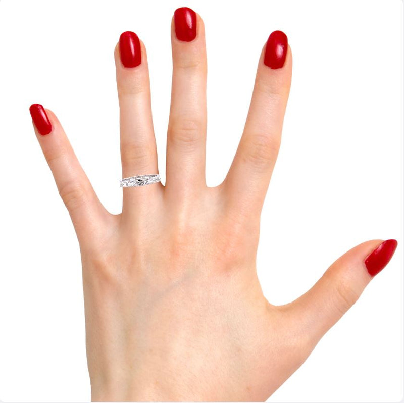 Baguette Diamond Channel Wedding Ring