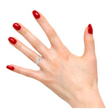 Channel Setting Diamond Engagement Ring