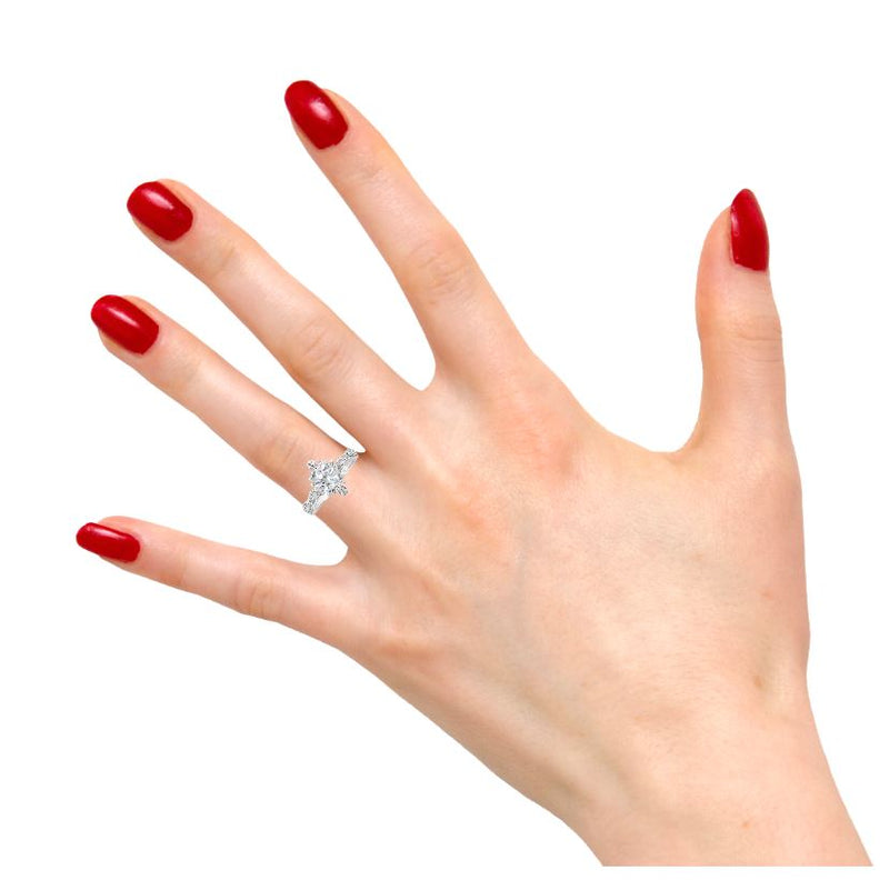 Crown Design Diamond Ring