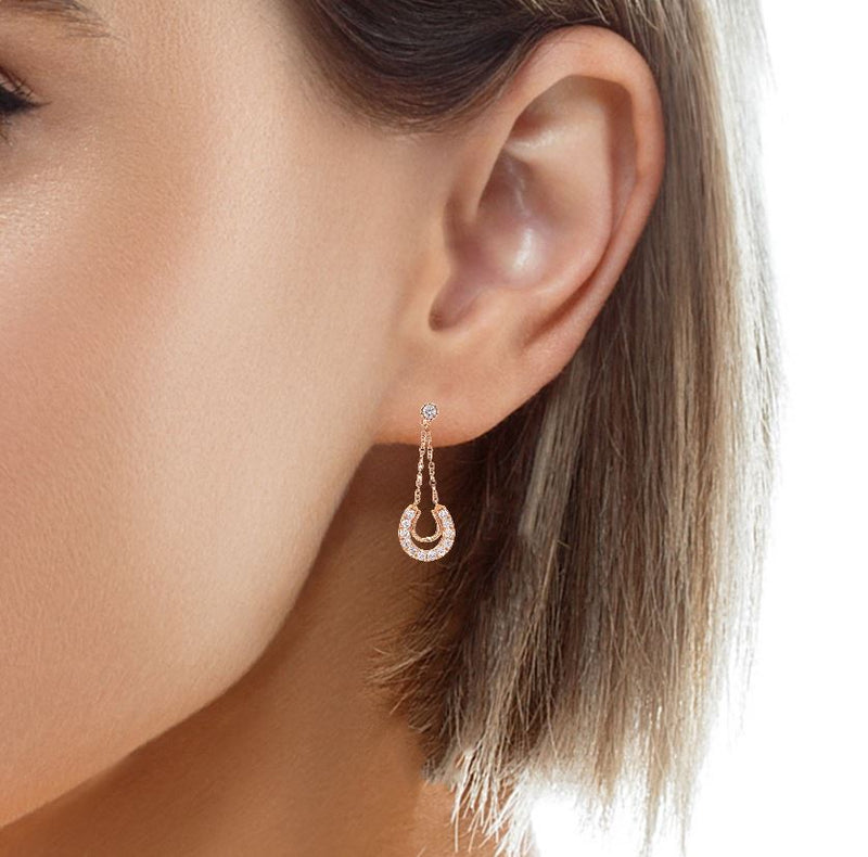 Diamond Arches Earrings