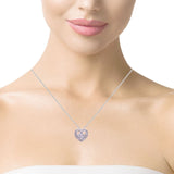 Diamond Princess Heart Pendant
