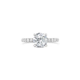 classic four prong engagement ring