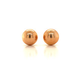 Rose Gold Ball Earring Studs