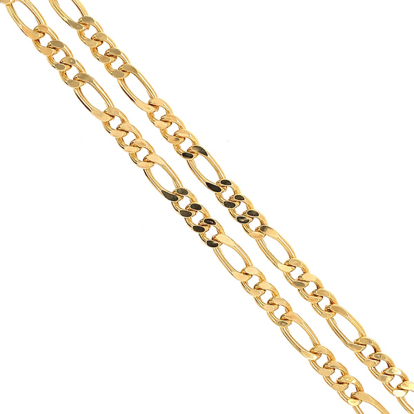 3 to 1 Figaro Gold Chain