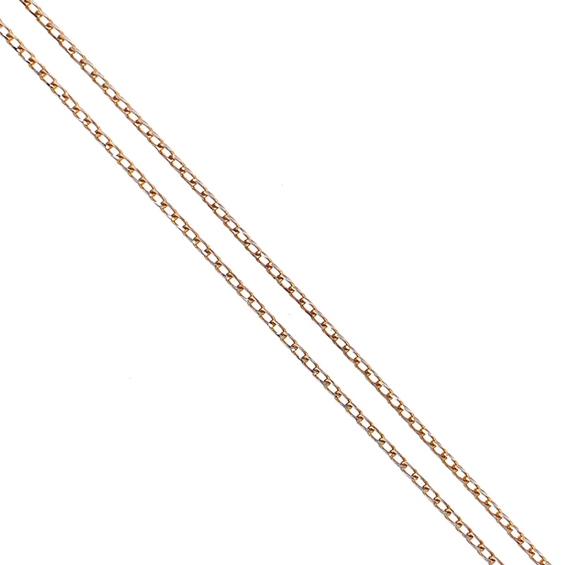 White And Rose Gold Chain