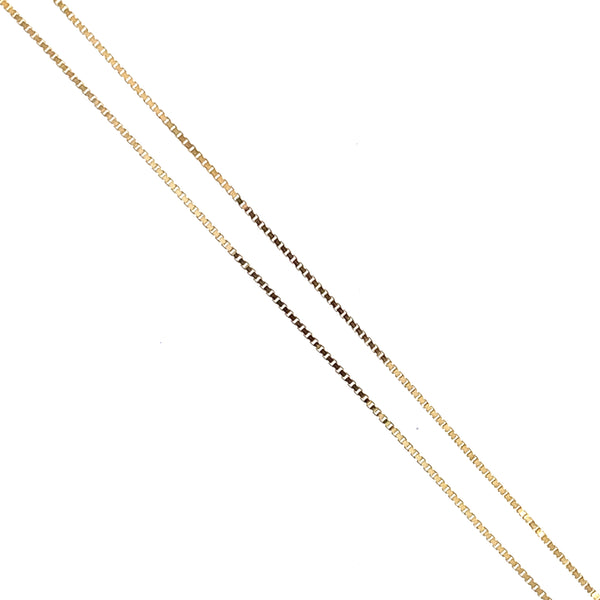 Yellow Gold Box Chain