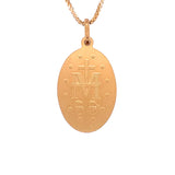 Yellow Gold Mother Mary Pendant