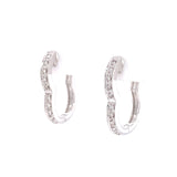 Figure Eight Diamond Earrings