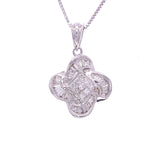 Diamond Petal Pendant