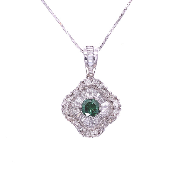Green Diamond Pendant