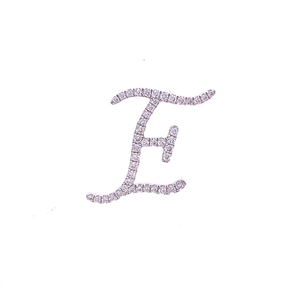 Personalised Diamond Letter Pendant "E"
