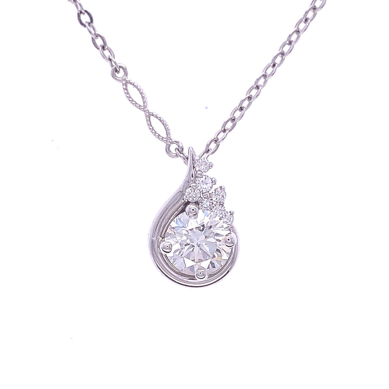 Diamond Droplet Pendant