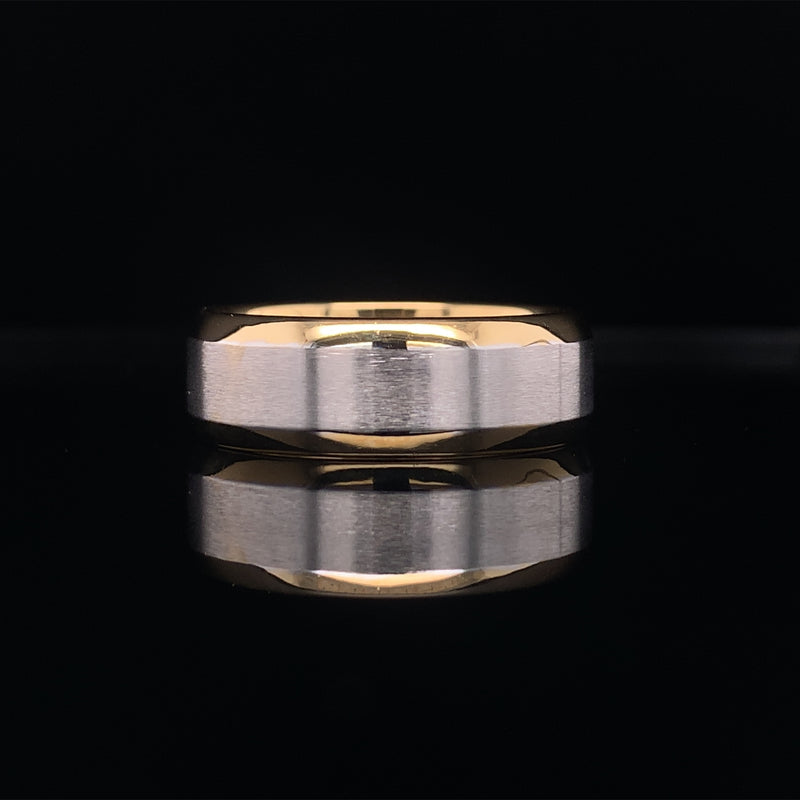 Double Tone Texture Ring