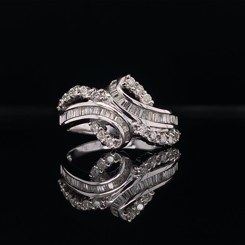 Diamond Flare Dress Ring
