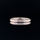 White Textured Ring
