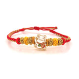 Lucky Cat Charm Bracelet