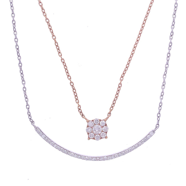 Layered Diamond Necklace