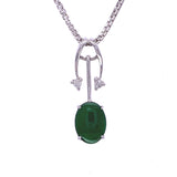 Jade Diamond Allure Pendant