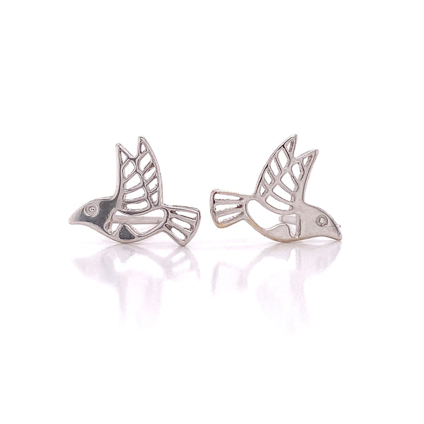 White Dove Earring