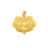 Safe And Sound Yellow Gold Pedant