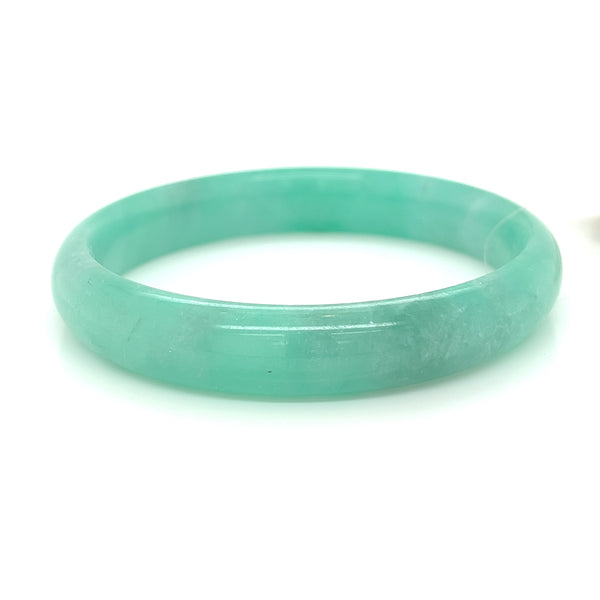 Bracelet fantaisie Xijiang en Jade vert et argent
