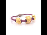 24K Yellow Gold Lucky Charms Bracelet