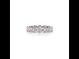 Round And Oval Eternity Diamond Ring