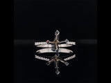 modern four prong round brilliant cut diamond ring video